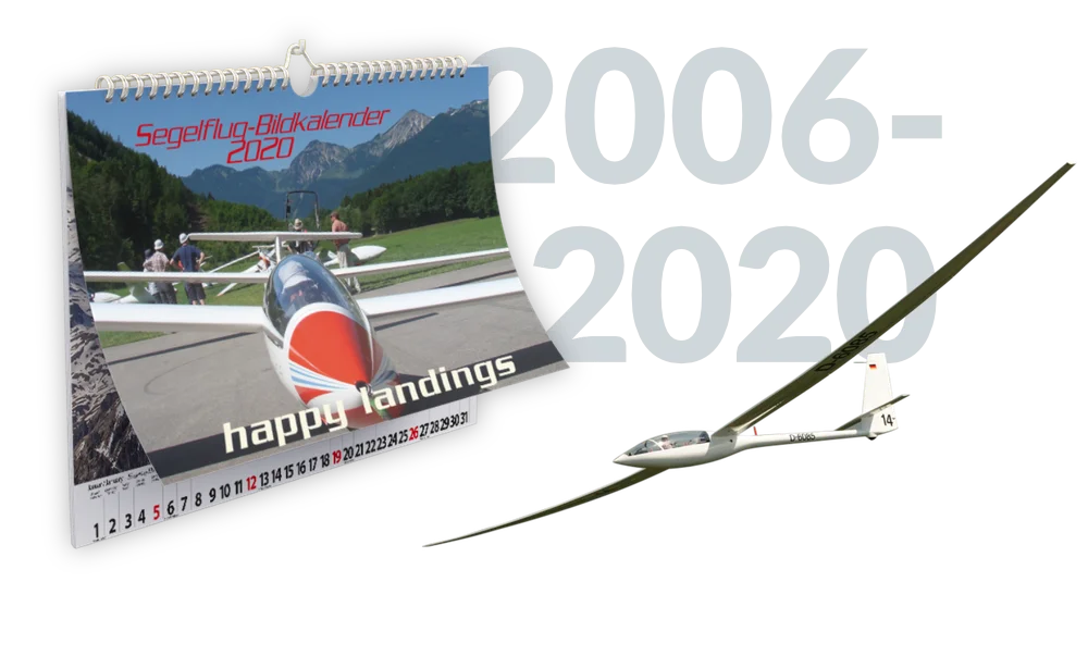 Segelflug-Bildkalender · Editionen 2006 - 2020