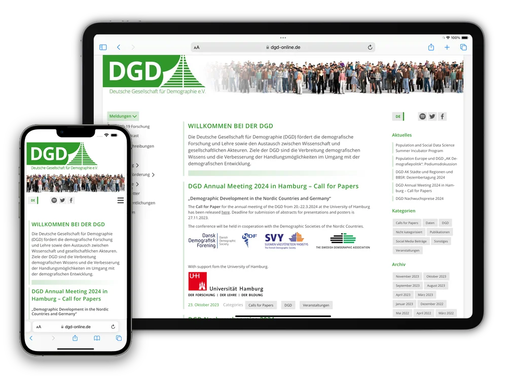 DGD · Website Upgrade 2023